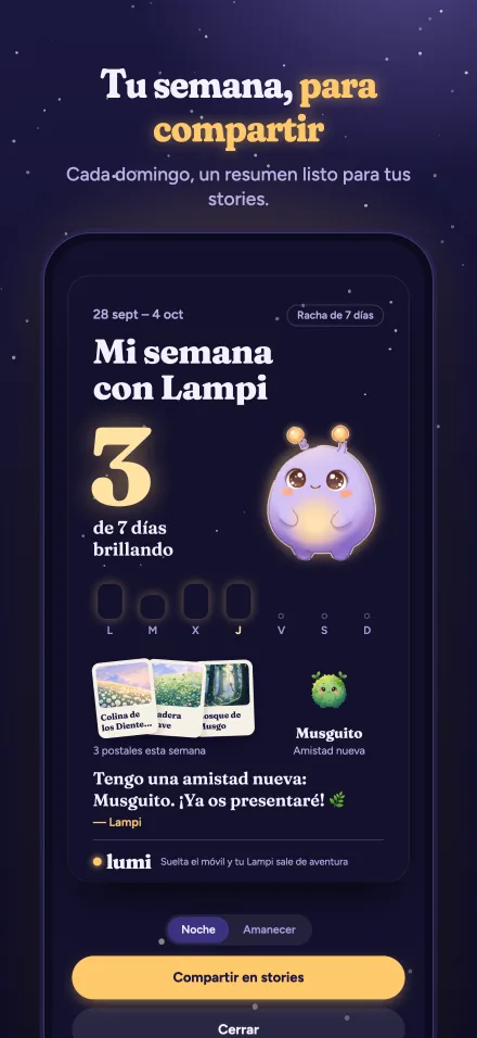 Tu semana, para compartir: el resumen semanal listo para stories